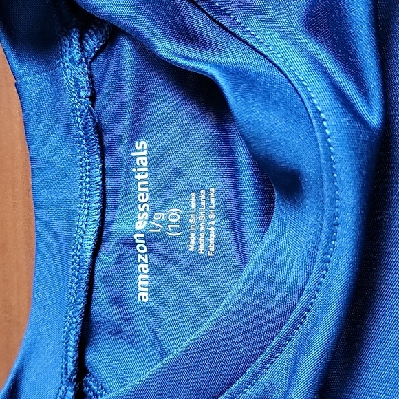 Amazon Essentials Green shark and Navy boys size 10. TWO Shirts. - Picture 4 of 9